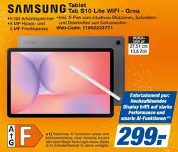 expert Techno Land SAMSUNG Tab S10 Lite WiFi - Grau Angebot