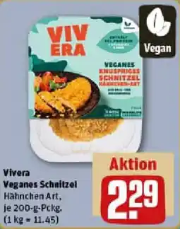 REWE Vivera Veganes Schnitzel Angebot