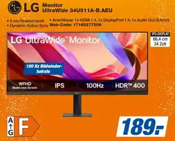 expert Techno Land LG Monitor UltraWide 34U511A-B.AEU Angebot