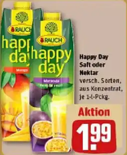 REWE Happy Day Saft oder Nektar Angebot
