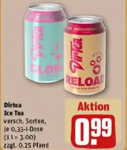 REWE Dirtea Ice Tea Angebot