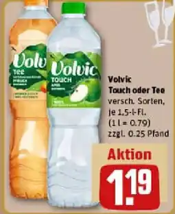 REWE Volvic Touch oder Tee Angebot