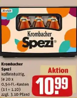 REWE Krombacher Spezi Angebot