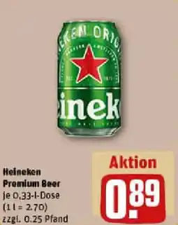 REWE Heineken Premium Beer Angebot