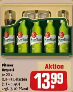 REWE Pilsner Urquell Angebot