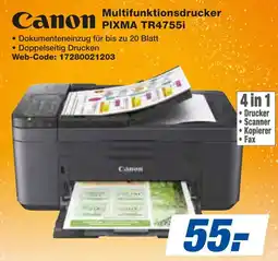 expert Techno Land Canon Multifunktionsdrucker PIXMA TR4755i Angebot