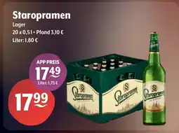 Getränke Hoffmann Staropramen Lager Angebot