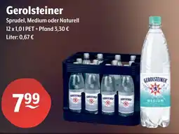 Getränke Hoffmann Gerolsteiner Sprudel, Medium oder Naturell Angebot