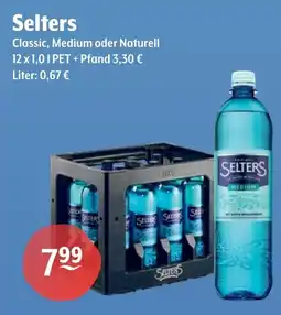 Getränke Hoffmann Selters Classic, Medium oder Naturell Angebot