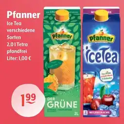Getränke Hoffmann Pfanner Ice Tea Angebot