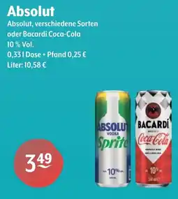 Getränke Hoffmann Absolut Angebot