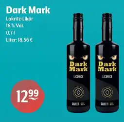 Getränke Hoffmann Dark Mark Lakritz-Likör Angebot