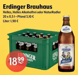 Getränke Hoffmann Erdinger Brauhaus Helles, Helles Alkoholfrei oder NaturRadler Angebot