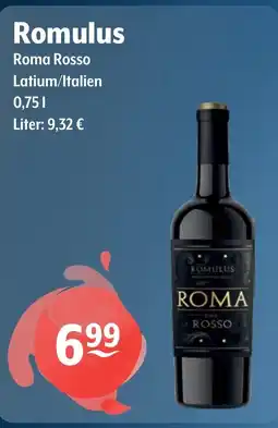 Getränke Hoffmann Romulus Roma Rosso Angebot