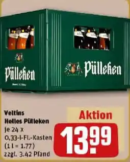 REWE Veltins Helles Pülleken Angebot