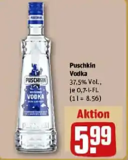 REWE Puschkin Vodka Angebot