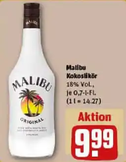 REWE Malibu Kokoslikör Angebot
