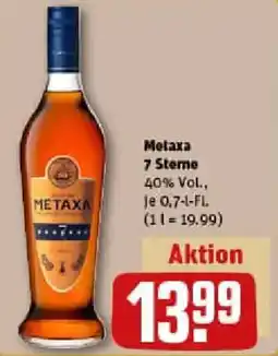 REWE Metaxa 7 Steme Angebot