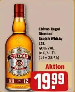REWE Chivas Regal Blended Scotch Whisky 12 Angebot