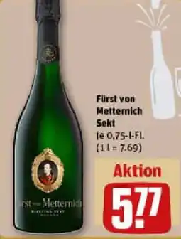 REWE Fürst von Mettemich Sekt Angebot