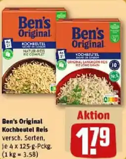 REWE Ben's Original Kochbeutel Reis Angebot