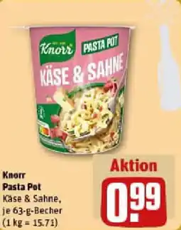 REWE Knorr Pasta Pot Angebot