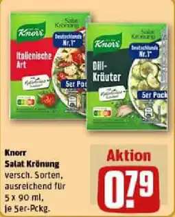 REWE Клогт Salat Krönung Angebot