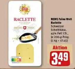 REWE REWE Feine Welt Raclette Angebot