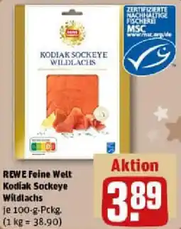 REWE REWE Feine Welt Kodiak Sockeye Wildlachs Angebot