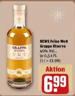 REWE REWE Feine Welt Grappa Riserva Angebot