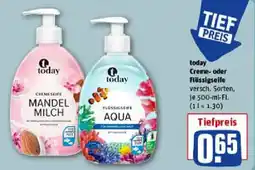 REWE today Creme oder Flüssigseile Angebot