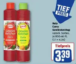 REWE Hela Curry Gewürzketchup Angebot