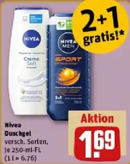 REWE Nivea Duschgel Angebot
