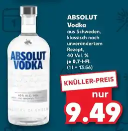 Kaufland Vodka ABSOLUT Angebot