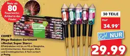 Kaufland COMET Mega Raketen Sortiment Rocket Super Stars Angebot