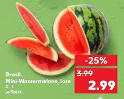 Kaufland Brasil. Mini Wassermelone, lose Angebot