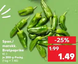 Kaufland Span./ marokk. Bratpaprika Angebot