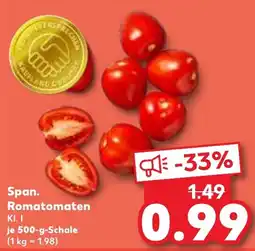 Kaufland Span. Romatomaten Angebot