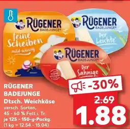 Kaufland RÜGENER BADEJUNGE Dtsch. Weichkäse Angebot
