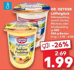 Kaufland DR. OETKER Löffelglück Angebot
