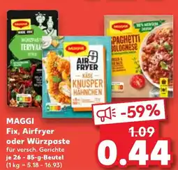 Kaufland MAGGI Fix, Airfryer oder Würzpaste Angebot