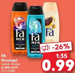 Kaufland FA Duschgel Angebot