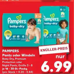 Kaufland PAMPERS Pants oder Windeln Angebot