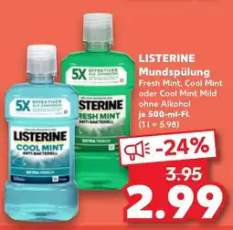 Kaufland LISTERINE Mundspülung Angebot