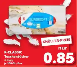 Kaufland K-CLASSIC Taschentücher Angebot
