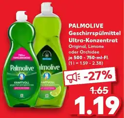 Kaufland PALMOLIVE Geschirrspülmittel Ultra Konzentrat Angebot