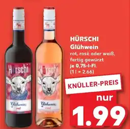 Kaufland HÜRSCHI Glühwein Angebot