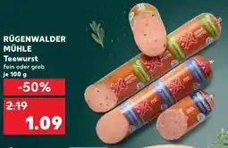 Kaufland RÜGENWALDER MÜHLE Teewurst Angebot