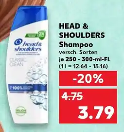 Kaufland HEAD & SHOULDERS Shampoo Angebot