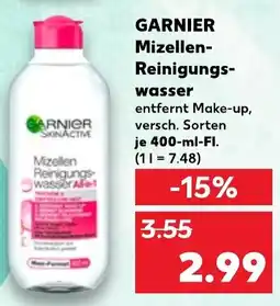 Kaufland GARNIER Mizellen Reinigungswasser Angebot